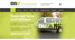 Desktop Screenshot of disabledvetsct.org